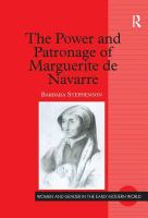 The power and patronage of Marguerite de Navarre /