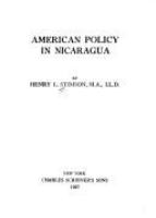 American policy in Nicaragua.