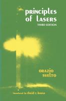 Principles of lasers /