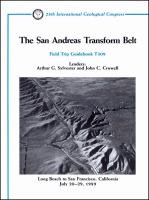The San Andreas transform belt : Long Beach to San Francisco, California /