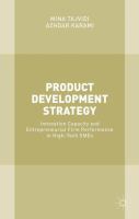 Product development strategy : innovation capacity and entrepreneurial firm performance in high-tech SMEs /