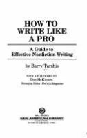 How to write like a pro /
