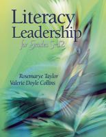 Literacy leadership for grades 5-12
