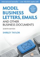 Model business letters, emails and other business documents /
