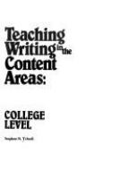 Teaching writing in the content areas : college level /
