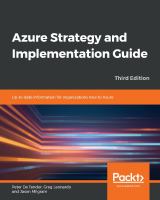 Azure Strategy and Implementation Guide - Third Edition /