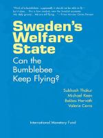 Sweden's welfare state : can the bumblebee keep flying? /
