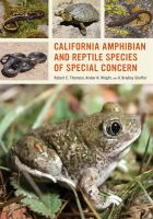 California amphibian and reptile species of special concern /
