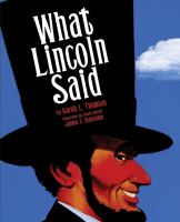 What Lincoln said /