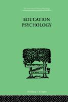 Education psychology : briefer course /
