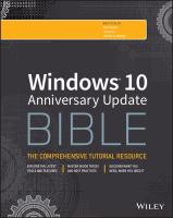 Windows 10 Anniversary update bible /