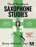 Frank Trumbauer's saxophone studies.