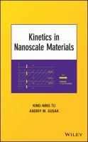 Kinetics in nanoscale materials /