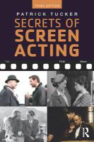 Secrets of screen acting /