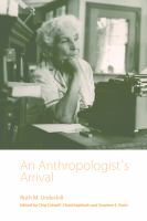 An anthropologist's arrival : a memoir /