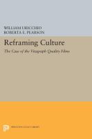Reframing culture : the case of the Vitagraph quality films /