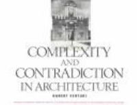 Complexity and contradiction in architecture /