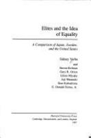 Elites and the idea of equality : a comparison of Japan, Sweden, and the United States /