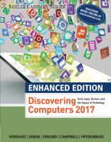 Discovering computers 2017 : tools, apps, devices, and the impact of technology /