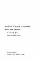 Medieval Catalan literature : prose and drama /