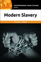Modern slavery : a reference handbook /