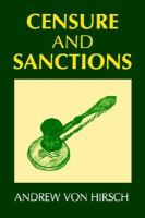 Censure and sanctions