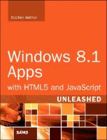 Windows 8.1 apps with HTML5 and JavaScript unleashed /