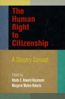The human right to citizenship : a slippery concept /