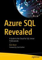 Azure SQL revealed : a guide to the cloud for SQL Server professionals /