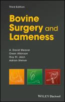 Bovine surgery and lameness /
