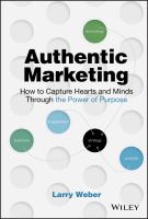 Authentic Marketing : How to Capture Hearts and Minds by Embracing the Power of Good.