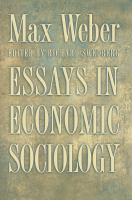 Essays in economic sociology /