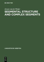 Segmental structure and complex segments /