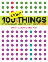 100 more things every designer needs to know about people /