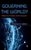 Governing the world? : addressing "problems without passports" /