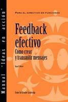Feedback efectivo : Cómo crear y transmitir mensajes /