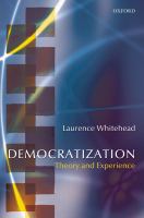 Democratization : theory and experience /