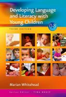 Developing language and literacy with young children /