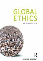Global ethics : an introduction /