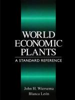World economic plants : a standard reference /