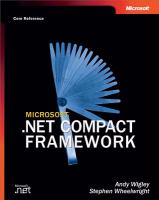 Microsoft .NET Compact Framework : core reference /