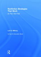 Nonfiction strategies that work : do this--not that! /
