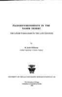 Paleoenvironments in the Namib Desert : the lower Tumas Basin in the Late Cenozoic /