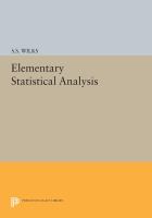 Elementary statistical analysis.