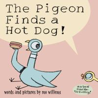 The pigeon finds a hot dog! /