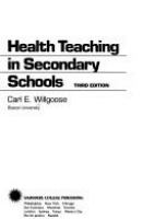 Health teaching in secondary schools /