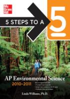 AP environmental science, 2010-2011