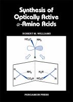 Synthesis of optically active [alpha]-amino acids /