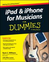 IPhone & iPad for musicians for dummies /