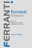 Ferranti. a history /